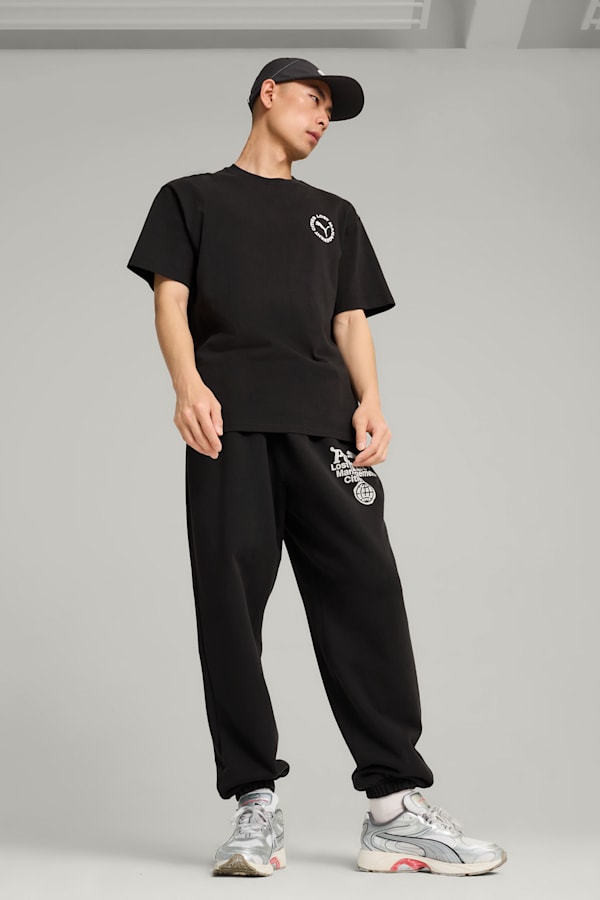 PUMA x LMC Cat Tee Men, PUMA Black, extralarge