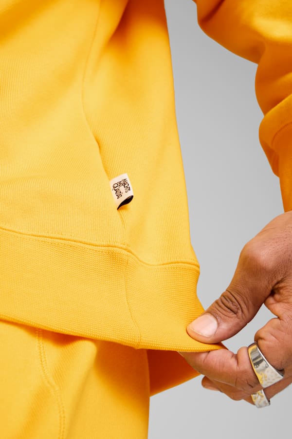 MMQ Graphic Crew Men, Sunny Yellow, extralarge