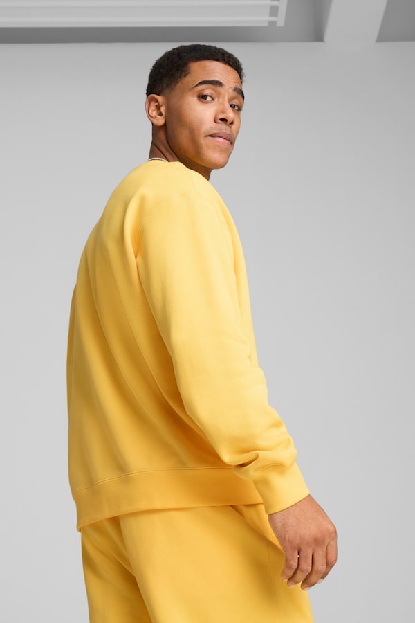 MMQ Graphic Crew Men, Sunny Yellow, extralarge