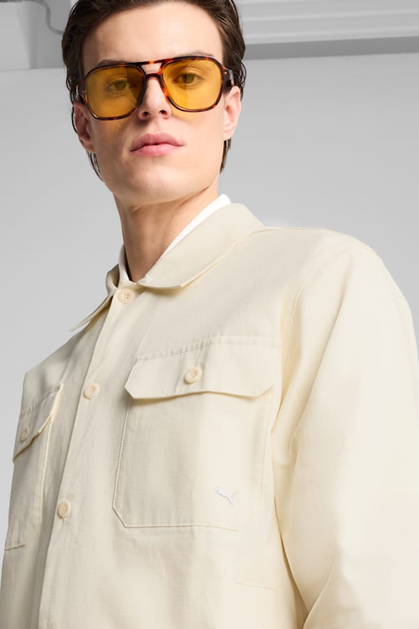 MMQ Ripstop Overshirt Men, Pristine, extralarge