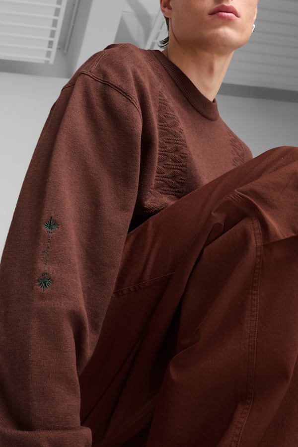 PALAIS ARTISAN Crew Top Men, Chocotart, extralarge