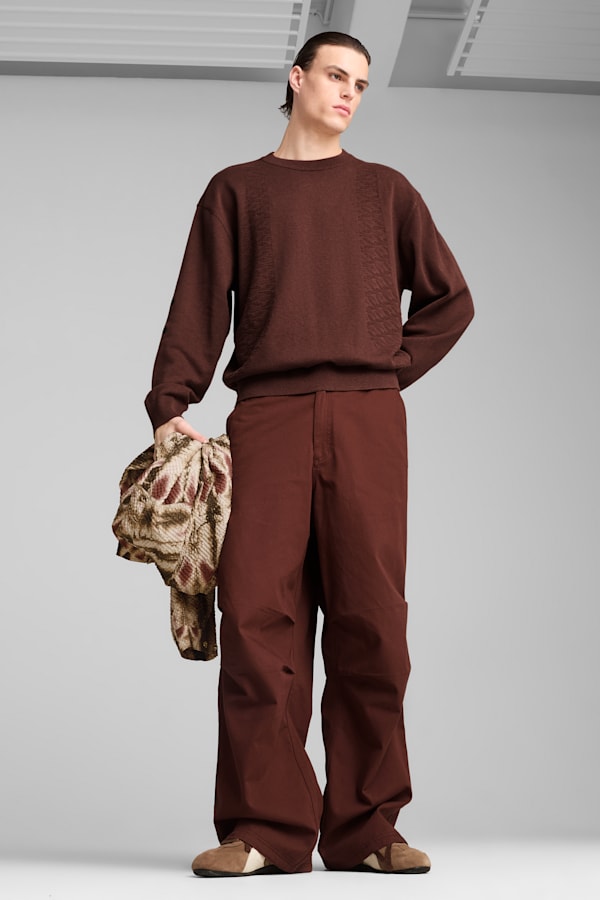 PALAIS ARTISAN Crew Top Men, Chocotart, extralarge