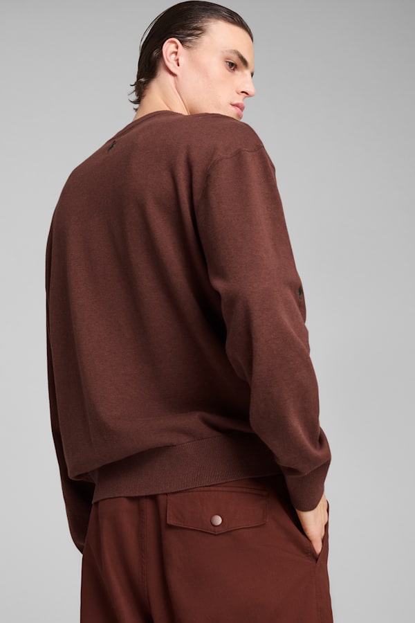 PALAIS ARTISAN Crew Top Men, Chocotart, extralarge