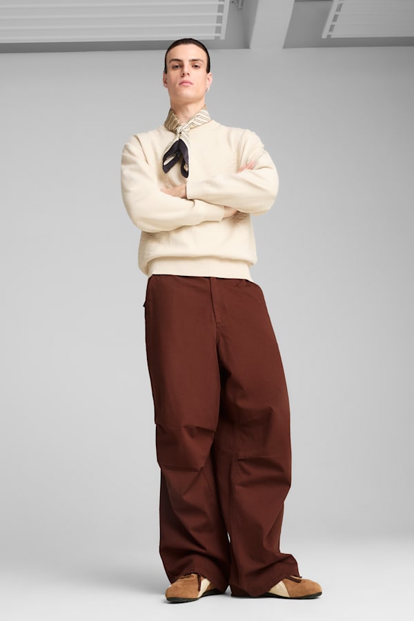 PALAIS ARTISAN Pants Men, Chocotart, extralarge