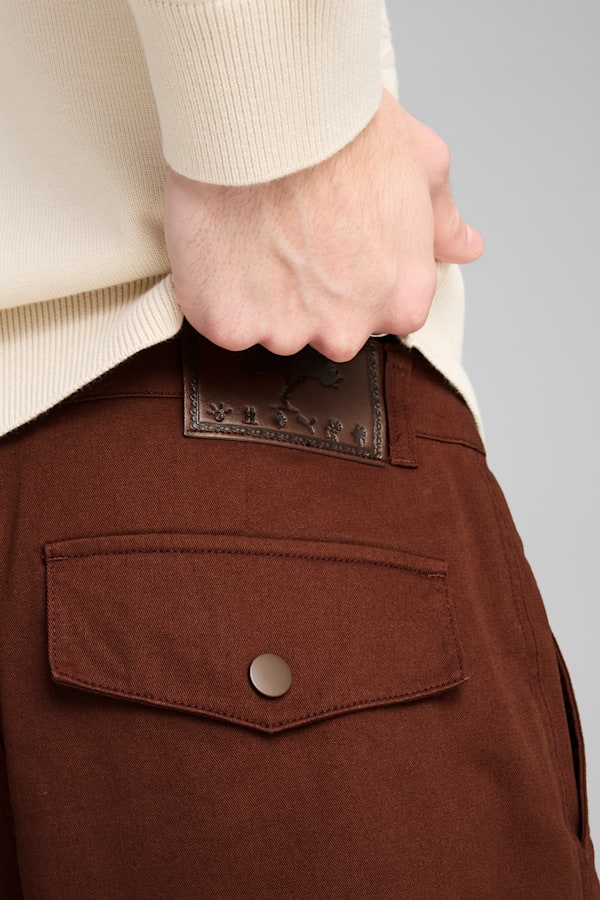 PALAIS ARTISAN Pants Men, Chocotart, extralarge