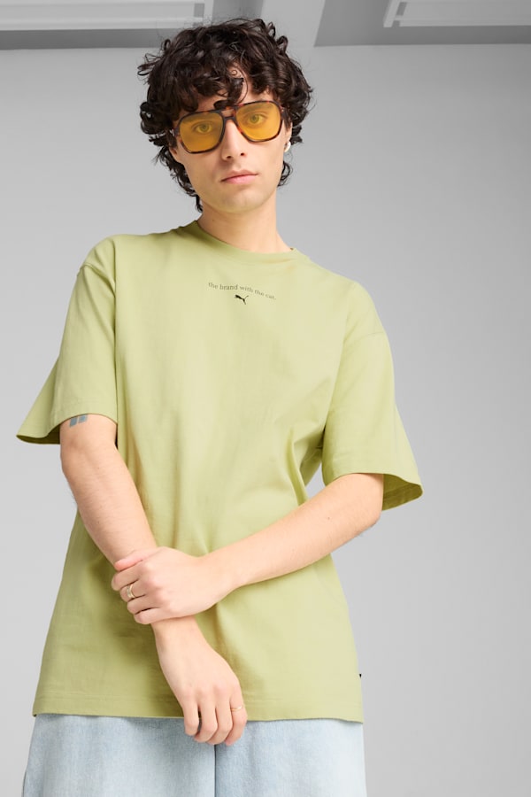 GRAPHICS The PUMA Cat Tee Men, Pistachio Green, extralarge