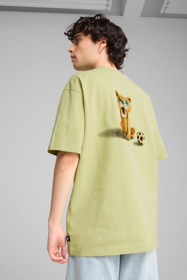 GRAPHICS The PUMA Cat Tee Men, Pistachio Green, extralarge
