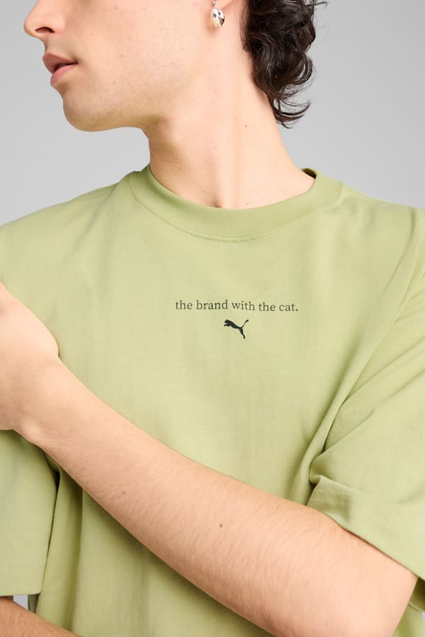 GRAPHICS The PUMA Cat Tee Men, Pistachio Green, extralarge