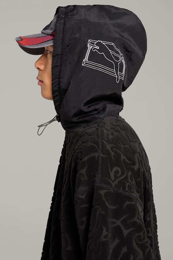 PUMA x ARIES Hoodie Unisex, PUMA Black, extralarge