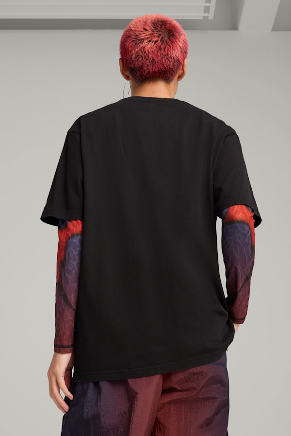PUMA x ARIES Graphic Tee Unisex, PUMA Black, extralarge