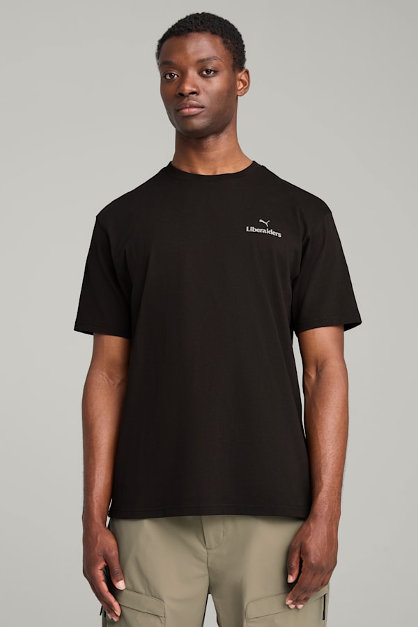 PUMA x LIBERAIDERS Tee Unisex, PUMA Black, extralarge