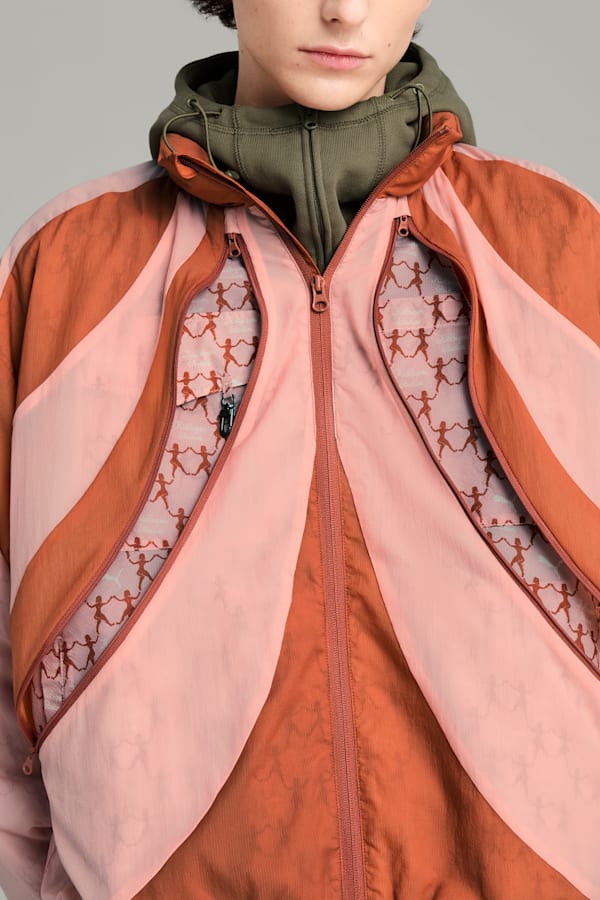 PUMA x KIDSUPER Windbreaker Men, Pink Fruit, extralarge