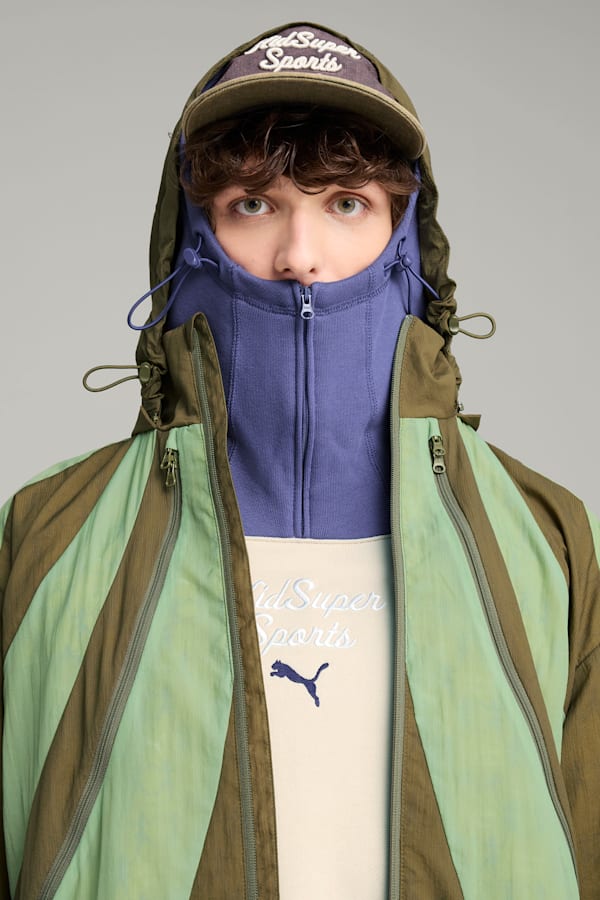 PUMA x KIDSUPER Windbreaker Men, Dusty Green, extralarge