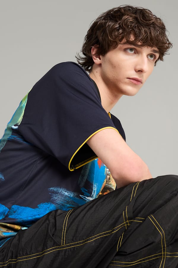 PUMA x KIDSUPER Graphic Jersey Men, New Navy, extralarge