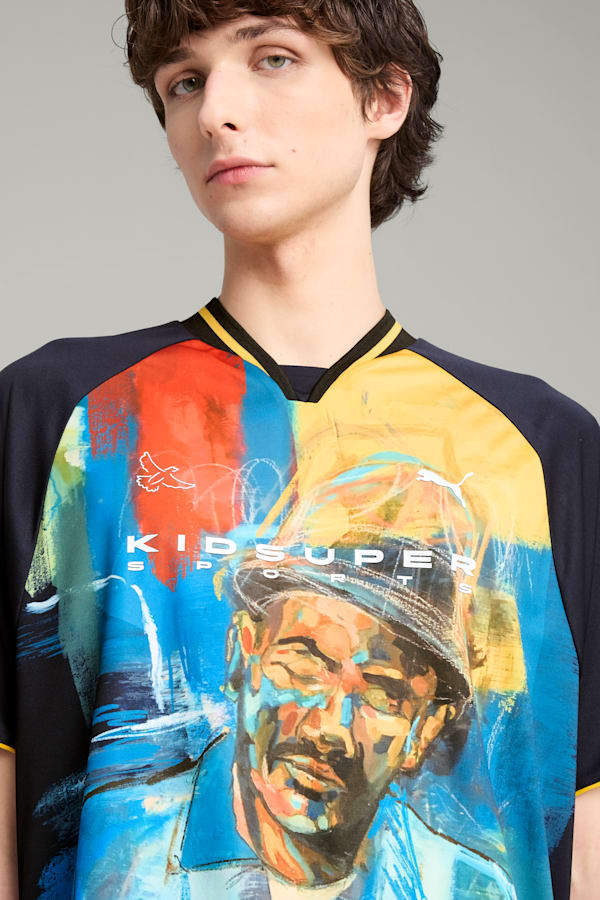 PUMA x KIDSUPER Graphic Jersey Men, New Navy, extralarge