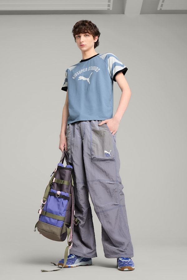 PUMA x KIDSUPER Ringer Tee Men, Cool Blue, extralarge-GBR