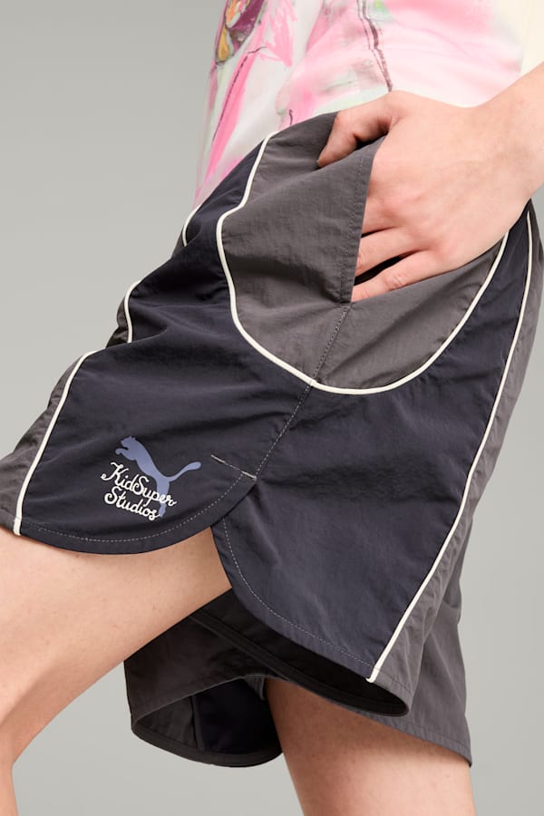 PUMA x KIDSUPER Shorts Unisex, Dark Coal, extralarge