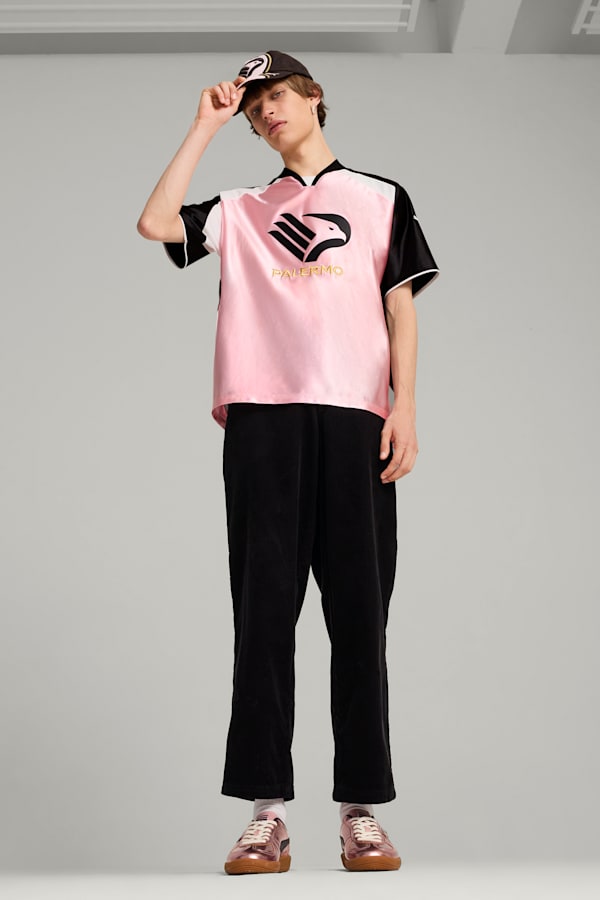 PUMA x PALERMO F.C. Jersey Unisex, Bright Pink, extralarge