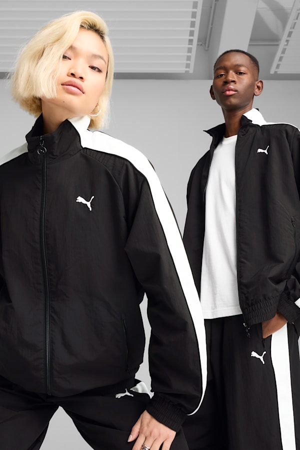 T7 Oversized Track Jacket Unisex, PUMA Black, extralarge