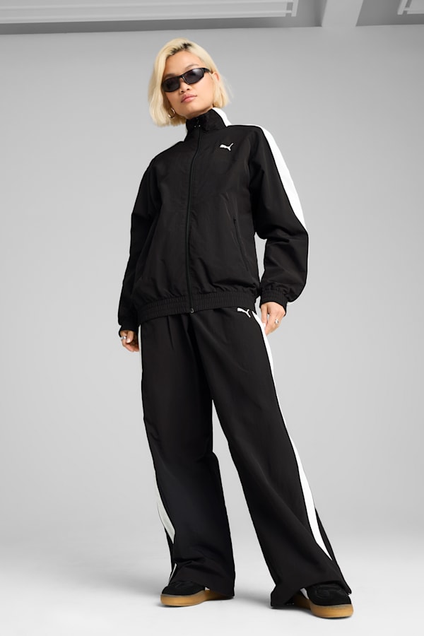 T7 Oversized Track Jacket Unisex, PUMA Black, extralarge