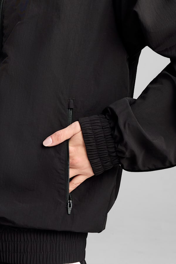 T7 Oversized Track Jacket Unisex, PUMA Black, extralarge
