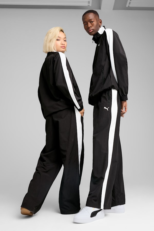 T7 Oversized Track Pants Unisex, PUMA Black, extralarge