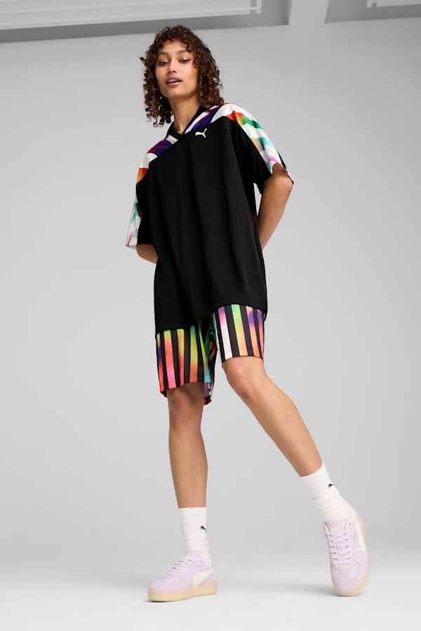 EQUAL LOVE CONFEDERATION Football Jersey Unisex, PUMA Black-AOP, extralarge