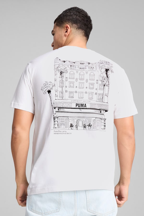 GRAPHICS PUMA Hotel Relaxed Tee Men, PUMA White, extralarge