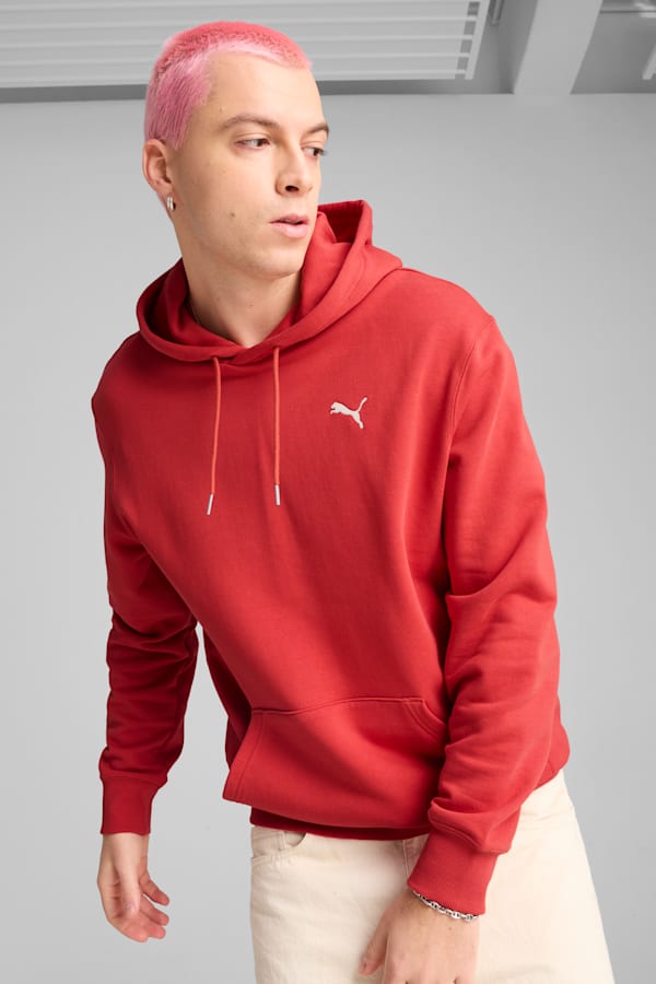 WARDROBE Essentials Hoodie Men, Red Fire, extralarge-GBR