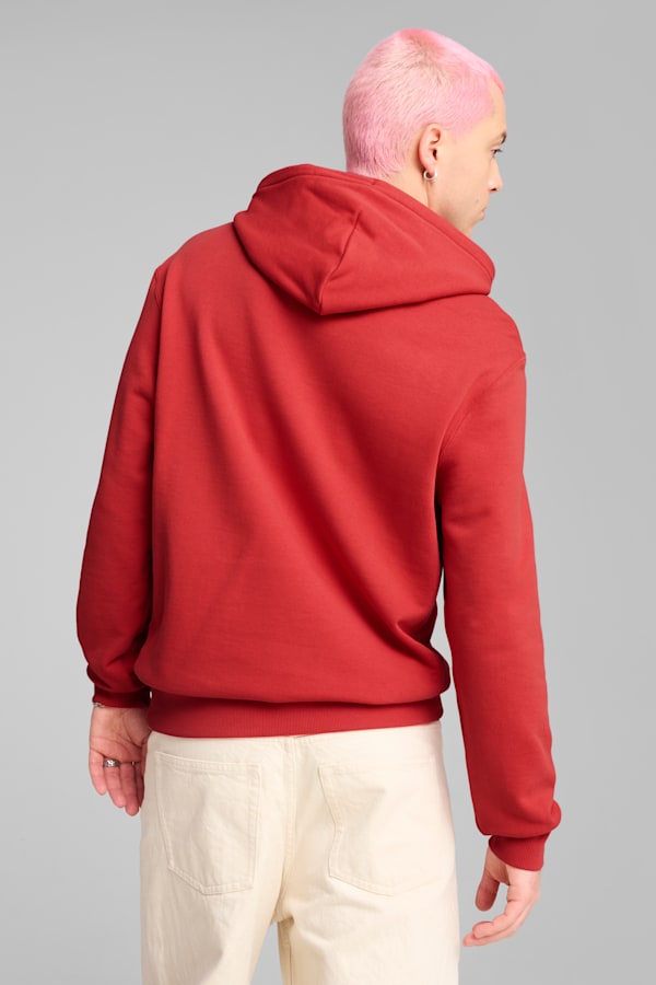 WARDROBE Essentials Hoodie Men, Red Fire, extralarge-GBR