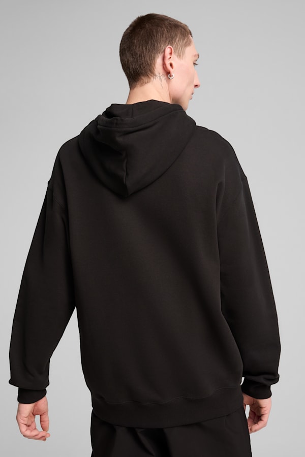 WARDROBE ESS Relaxed Hoodie Men, PUMA Black, extralarge