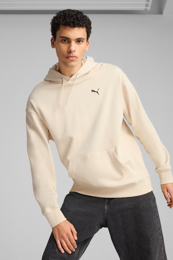 WARDROBE ESS Relaxed Hoodie Men, Alpine Snow, extralarge
