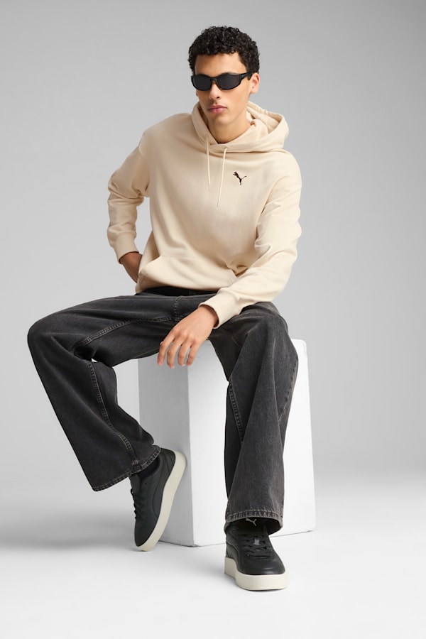 WARDROBE ESS Relaxed Hoodie Men, Alpine Snow, extralarge