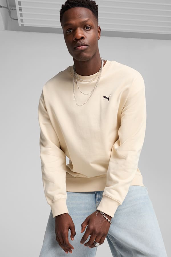 WARDROBE ESS Relaxed Crew Men, Alpine Snow, extralarge