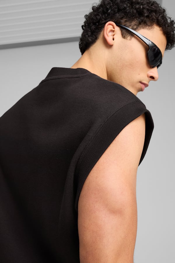 WARDROBE Essentials Relaxed Vest Men, PUMA Black, extralarge