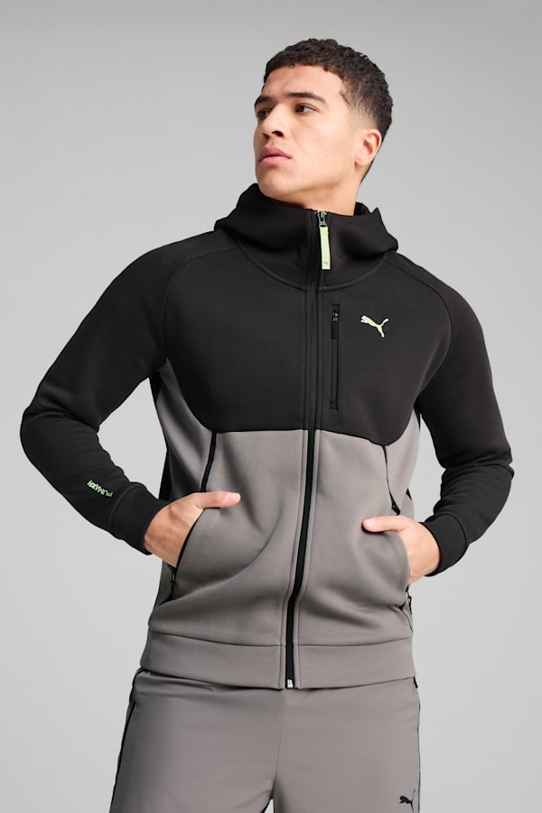 PUMATECH Full-Zip Hoodie Men, Cast Iron, extralarge