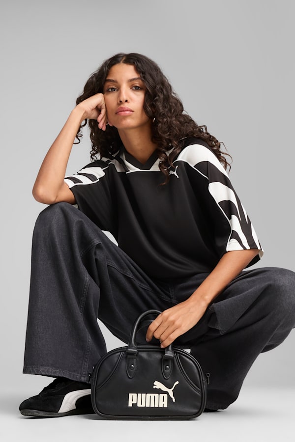 FUTURE.PUMA.ARCHIVE Relaxed Football Jersey Unisex, PUMA Black, extralarge