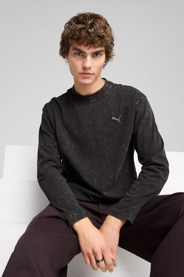 FUTURE.PUMA.ARCHIVE Relaxed Dye Tee Unisex, PUMA Black, extralarge