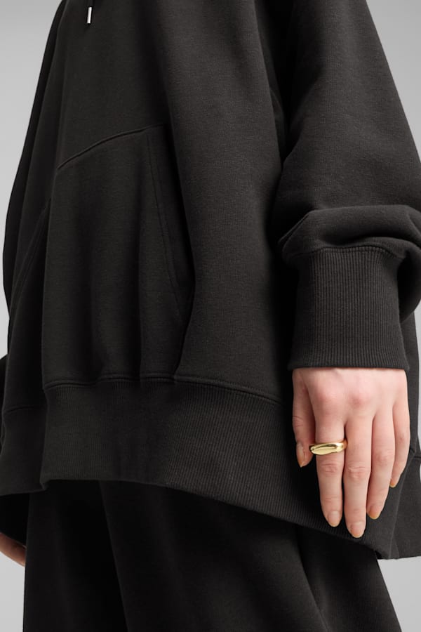 WARDROBE ESS Oversized Hoodie Women, PUMA Black, extralarge-GBR