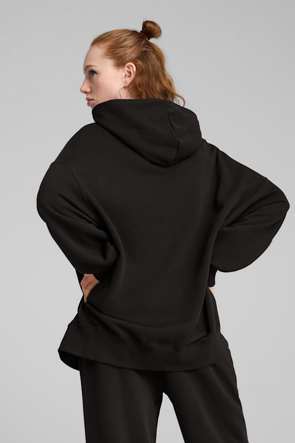WARDROBE ESS Oversized Hoodie Women, PUMA Black, extralarge-GBR