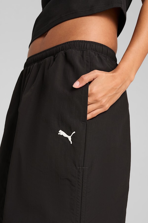 WARDROBE Essentials Woven Maxi Skirt Women, PUMA Black, extralarge