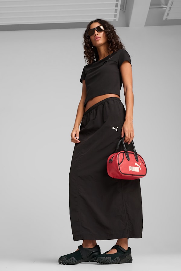 WARDROBE Essentials Woven Maxi Skirt Women, PUMA Black, extralarge