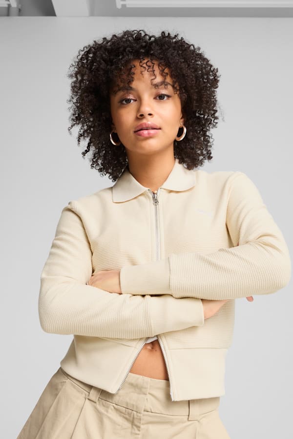 PREMIUM Essentials Knitted Cardigan Women, Alpine Snow, extralarge