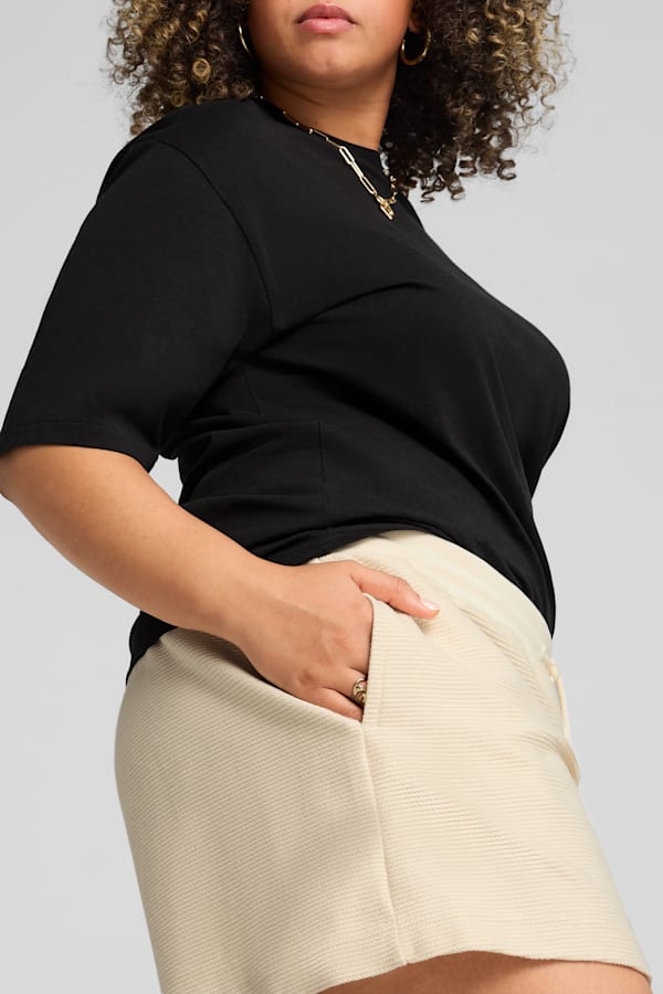 PREMIUM Essentials A-Line Shorts 4' Jacquard Women, Alpine Snow, extralarge