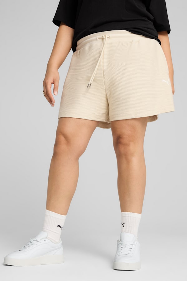PREMIUM Essentials A-Line Shorts 4' Jacquard Women, Alpine Snow, extralarge
