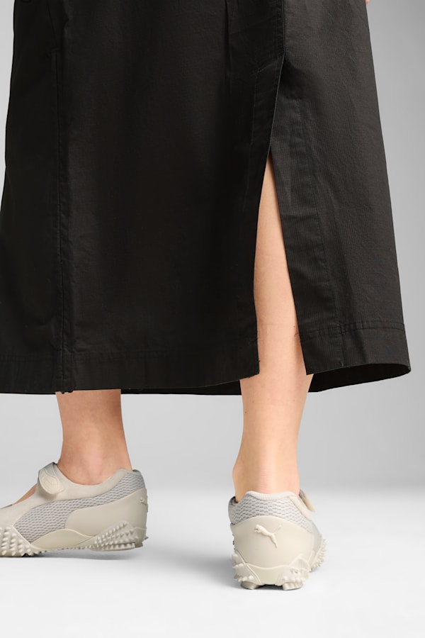 FUTURE.PUMA.ARCHIVE Zip-Off Maxi Woven Skirt Women, PUMA Black, extralarge
