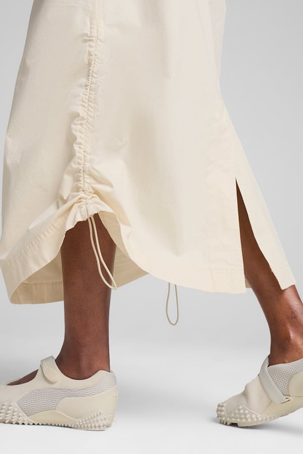 FUTURE.PUMA.ARCHIVE Zip-Off Maxi Woven Skirt Women, Alpine Snow, extralarge