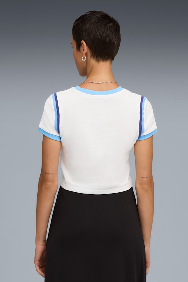 FUTURE.PUMA.ARCHIVE Graphic Baby Tee Women, PUMA White, extralarge