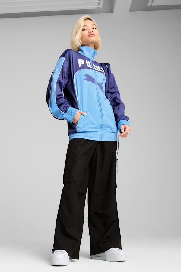 FUTURE.PUMA.ARCHIVE Jacket Unisex, Team Light Blue-Blue Crystal, extralarge