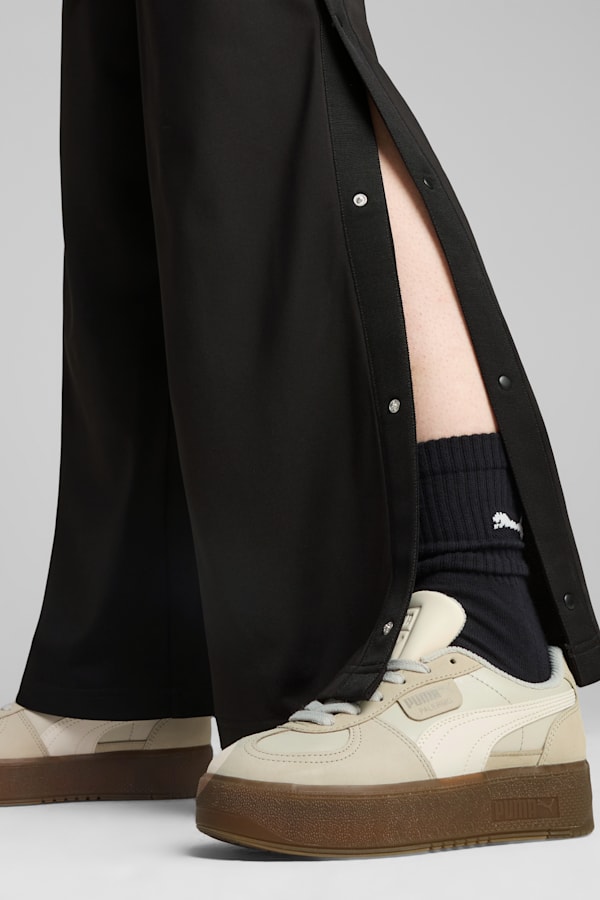 WARDROBE Essentials Low Rise Popper Pants Women, PUMA Black, extralarge